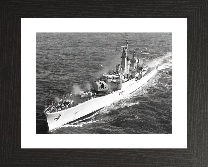 HMS Yarmouth F101 Royal Navy Rothesay class frigate Photo Print or Framed Print - Hampshire Prints