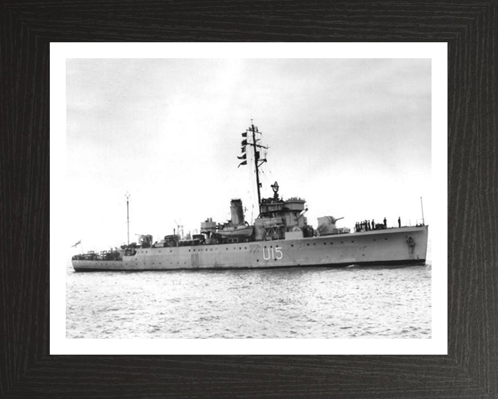 HMS Fowey U15 (L15) Royal Navy Shoreham class sloop Photo Print or Framed Print - Hampshire Prints