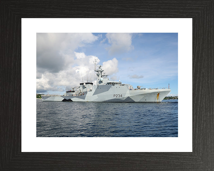 HMS Spey P234 Royal Navy River class offshore patrol vessel Photo Print or Framed Print - Hampshire Prints