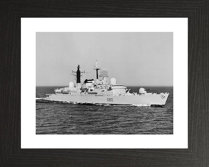 HMS Sheffield D80 Royal Navy Type 42 destroyer Photo Print or Framed Print - Hampshire Prints