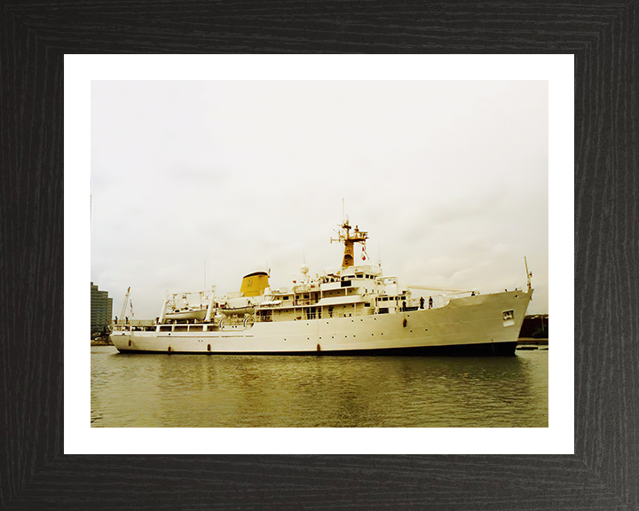 HMS Herald H138 Royal Navy Hecla class survey vessel Photo Print or Framed Print - Hampshire Prints