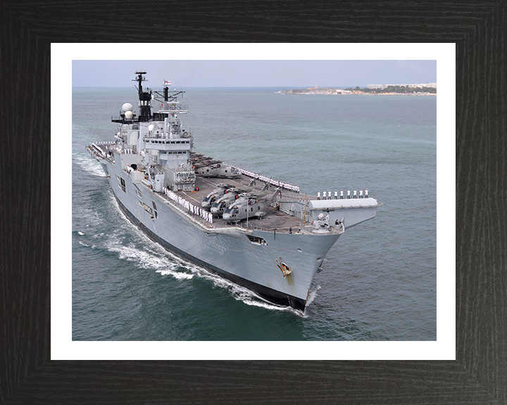 HMS Illustrious R06 Royal Navy Invincible class Aircraft Carrier Photo Print or Framed Print - Hampshire Prints