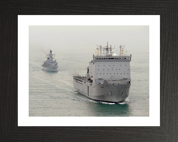 RFA Lyme Bay L3007 Royal Fleet Auxiliary Bay class auxiliary dock landing ship Photo Print or Framed Print - Hampshire Prints