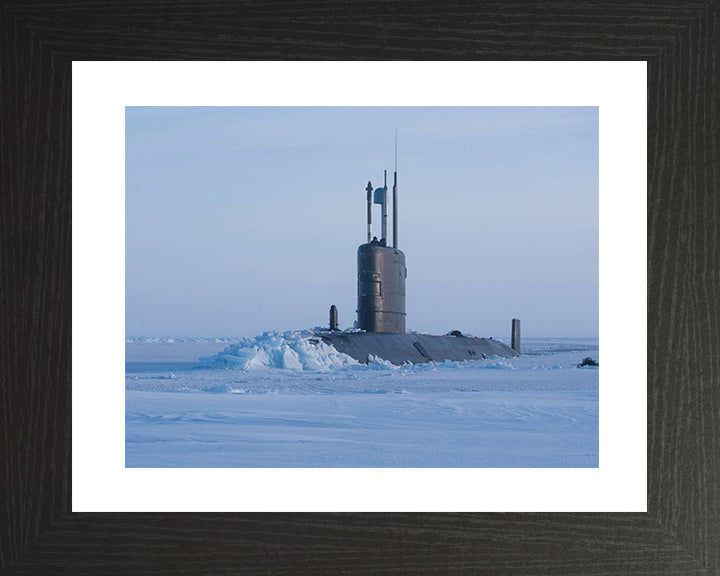 HMS Trenchant S91 Royal Navy Trafalgar class Submarine Photo Print or Framed Print - Hampshire Prints