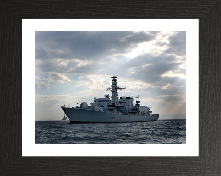 HMS Somerset F82 Royal Navy type 23 Frigate Photo Print or Framed Print - Hampshire Prints