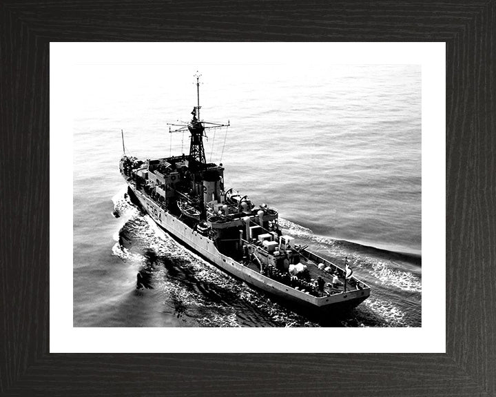 HMS Leeds Castle F384 (K384) Royal Navy Castle class corvette Photo Print or Framed Print - Hampshire Prints