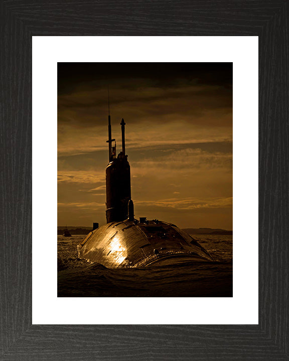 HMS Triumph S93 Royal Navy Trafalgar class Submarine Photo Print or Framed Print - Hampshire Prints