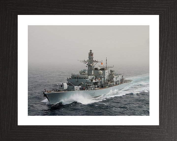 HMS Monmouth F235 Royal Navy Type 23 Frigate Photo Print or Framed Photo Print - Hampshire Prints