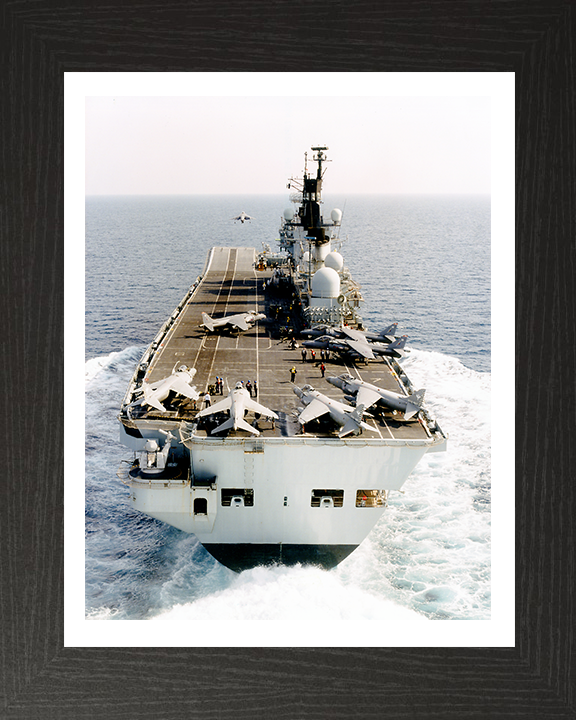 HMS Illustrious R06 Royal Navy Invincible class Aircraft Carrier Photo Print or Framed Print - Hampshire Prints