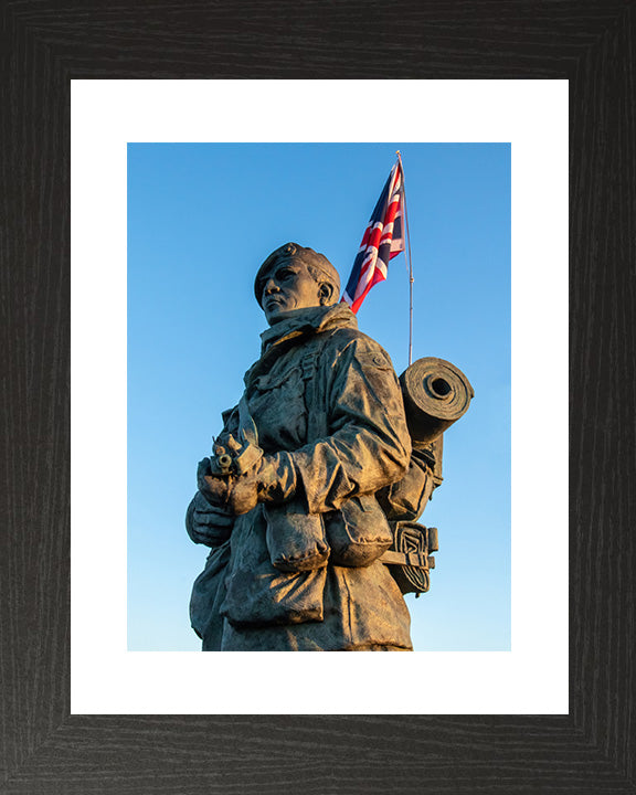 Royal Marine Yomper statue Royal Marines museum Photo Print or Framed Photo Print - Hampshire Prints