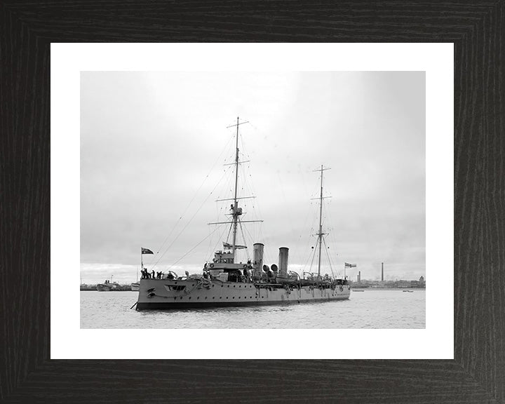 HMS Pioneer (1898) Royal Navy Pelorus class cruiser Photo Print or Framed Print - Hampshire Prints