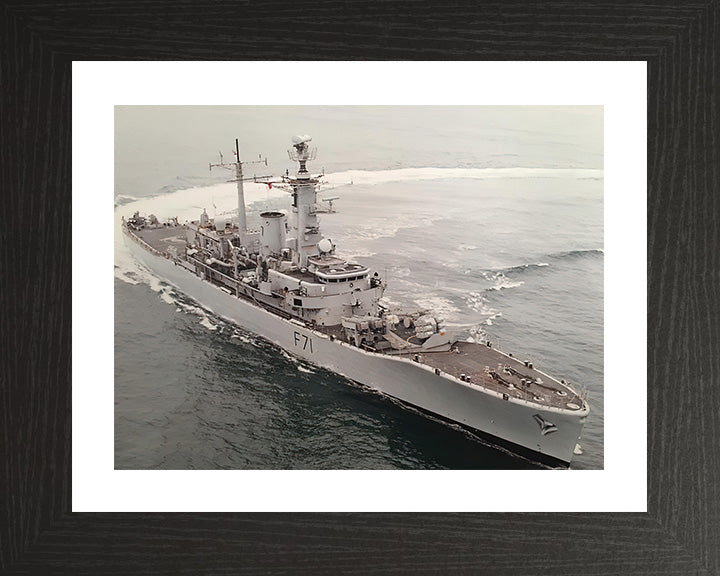 HMS Scylla F71 Royal Navy Leander class frigate Photo Print or Framed Print - Hampshire Prints