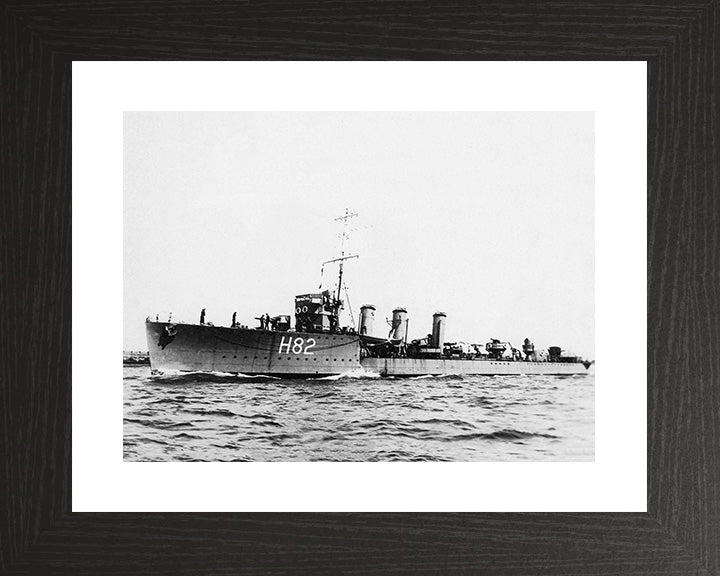 HMS Restless H82 Royal Navy R class destroyer Photo Print or Framed Print - Hampshire Prints