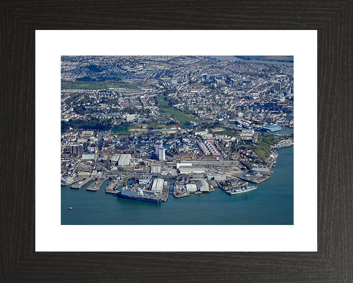 HMNB Plymouth (Devonport) Aerial Photo Print or Framed Photo Print - Hampshire Prints