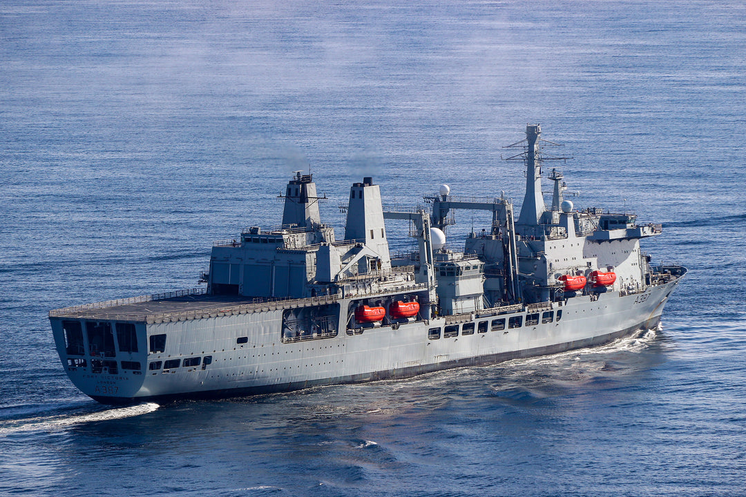 RFA Fort Victoria A387 Royal Fleet Auxiliary Fort class tanker Photo Print or Framed Print - Hampshire Prints