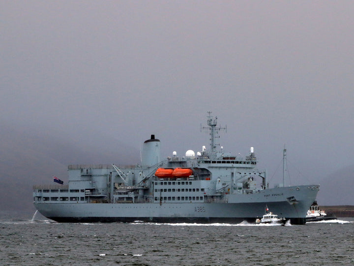 RFA Fort Rosalie A385 Royal Fleet Auxiliary Fort Rosalie Class replenishment ship Photo Print or Framed Print - Hampshire Prints