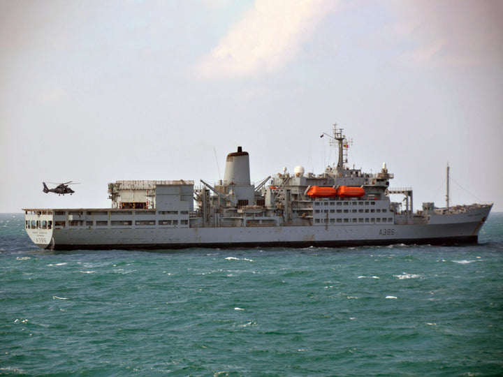 RFA Fort Austin A386 Royal Fleet Auxiliary Fort Rosalie Class replenishment ship Photo Print or Framed Print - Hampshire Prints