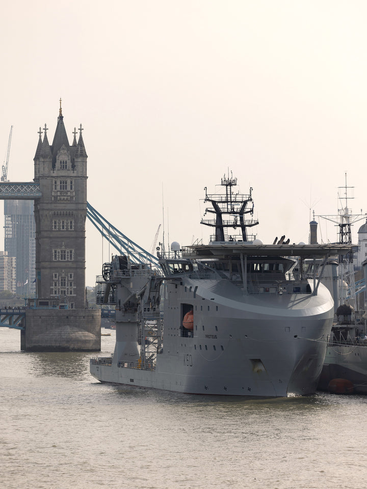 RFA Proteus K60 Royal Fleet Auxiliary ship Photo Print or Framed Print - Hampshire Prints