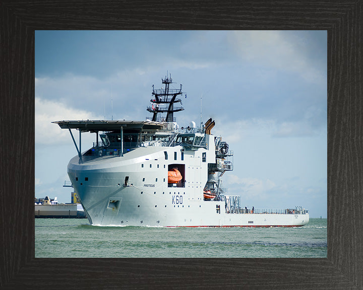 RFA Proteus K60 Royal Fleet Auxiliary ship Photo Print or Framed Print - Hampshire Prints