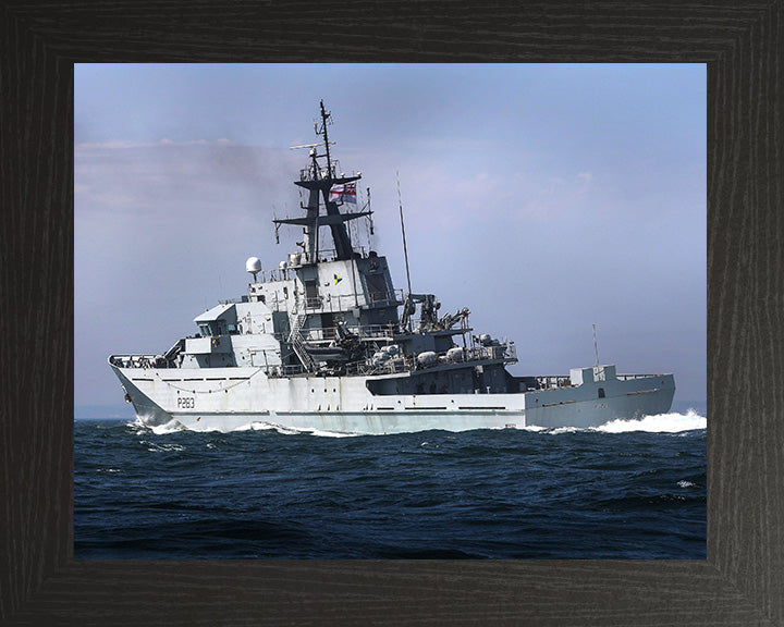 HMS Mersey P283 Royal Navy River class patrol vessel Photo Print or Framed Photo Print - Hampshire Prints