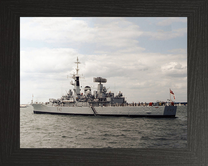 HMS Phoebe F42 Royal Navy Leander class frigate Photo Print or Framed Photo Print - Hampshire Prints