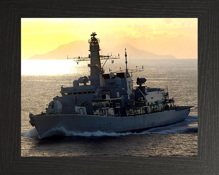 HMS Marlborough F233 Royal Navy type 23 Frigate Photo Print or Framed Print - Hampshire Prints