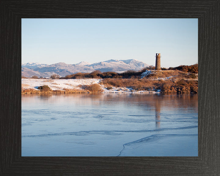 Hodbarrow Old Lighthouse Cumbria in winter Photo Print - Canvas - Framed Photo Print - Hampshire Prints