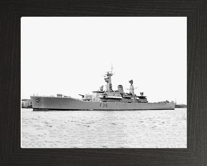 HMS Naiad F39 Royal Navy Leander class frigate Photo Print or Framed Photo Print - Hampshire Prints