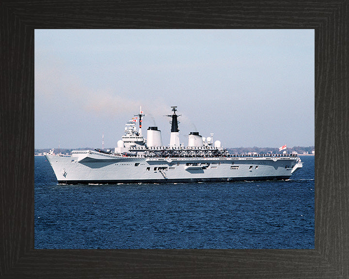 HMS Invincible R05 Royal Navy Invincible Class aircraft carrier Photo Print or Framed Print - Hampshire Prints