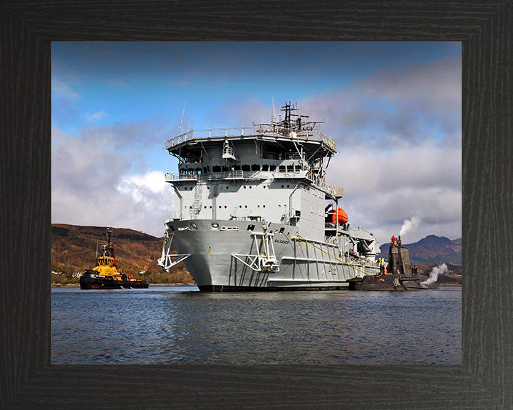 RFA Diligence A132 Royal Fleet Auxiliary forward repair ship Photo Print or Framed Print - Hampshire Prints