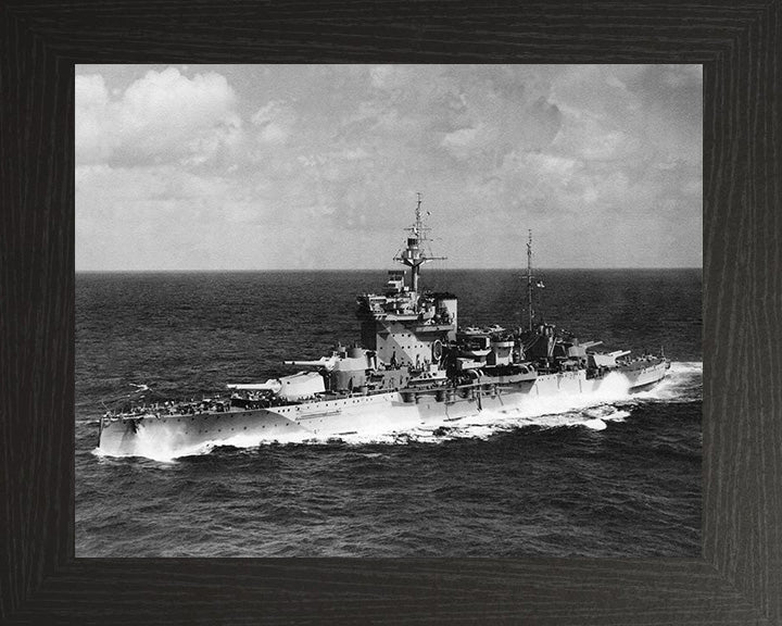 HMS Warspite (03) Royal Navy Queen Elizabeth class battleship Photo Print or Framed Print - Hampshire Prints