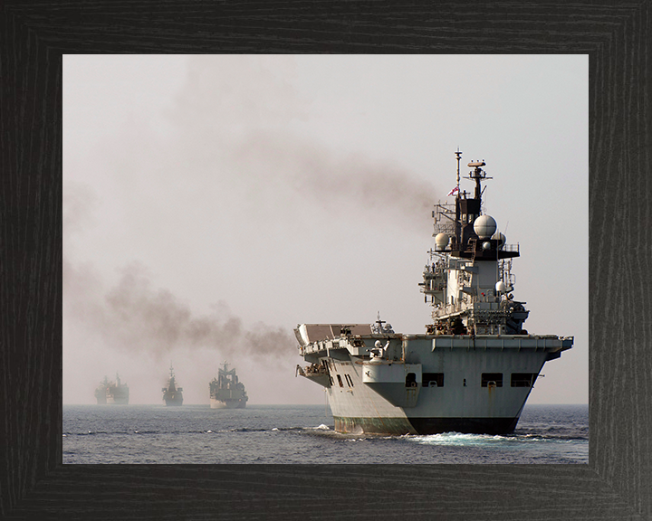 HMS Illustrious R06 Royal Navy Invincible class Aircraft Carrier Photo Print or Framed Print - Hampshire Prints