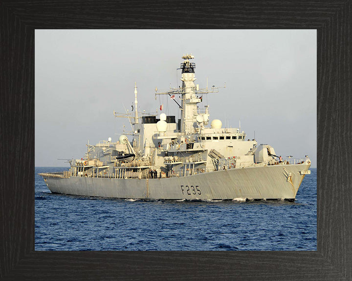 HMS Monmouth F235 Royal Navy type 23 Frigate Photo Print or Framed Print - Hampshire Prints