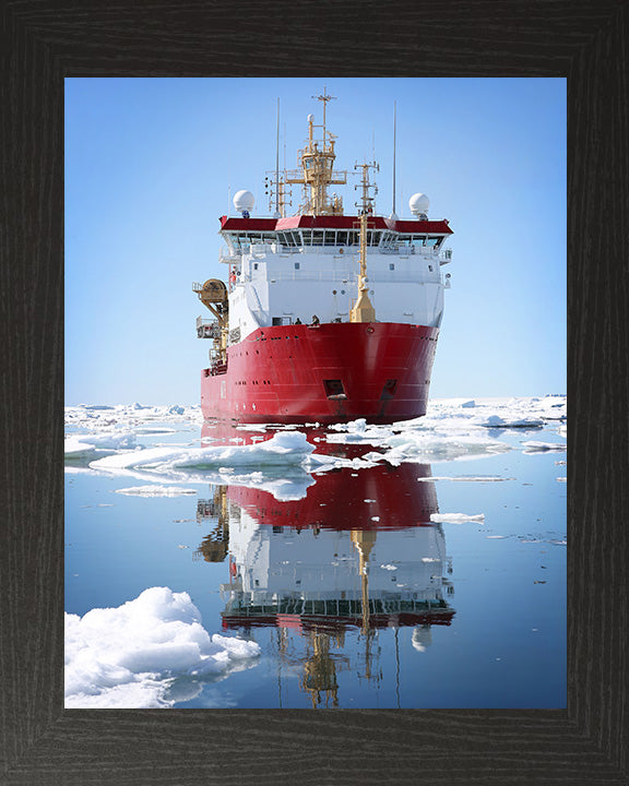 HMS Protector A173 Royal Navy Ice patrol ship Photo Print or Framed Print - Hampshire Prints