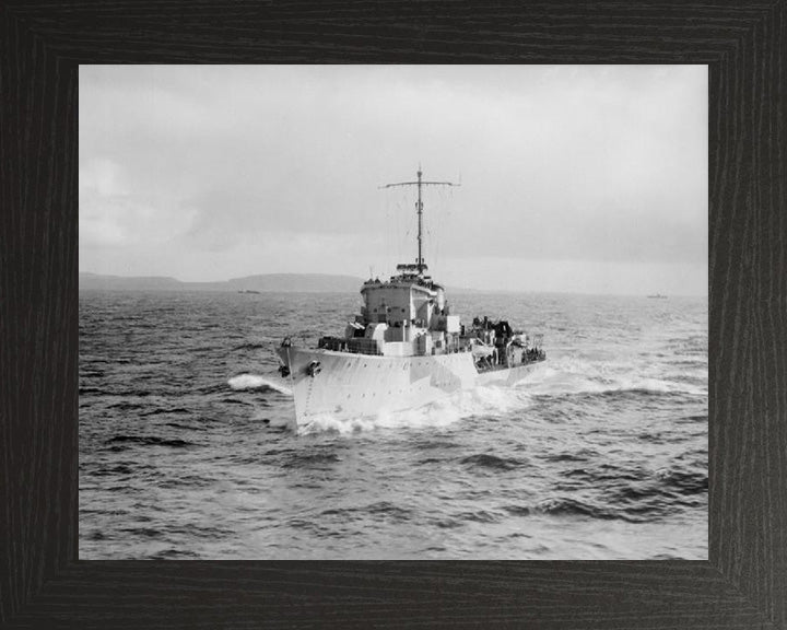 HMS Haldon L19 Royal Navy Hunt class destroyer Photo Print or Framed Print - Hampshire Prints