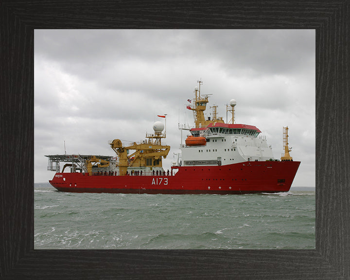 HMS Protector A173 Royal Navy Ice Patrol Ship Photo Print or Framed Print - Hampshire Prints