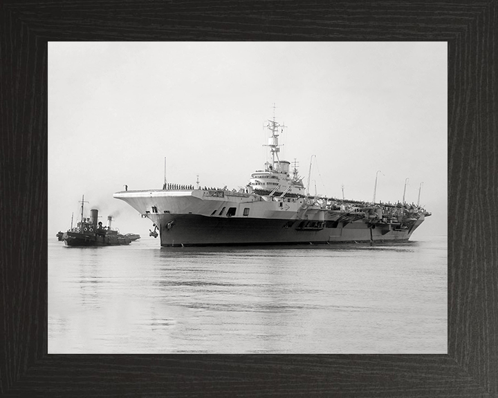 HMS Implacable R86 Royal Navy Implacable Class Aircraft Carrier Photo Print or Framed Print - Hampshire Prints