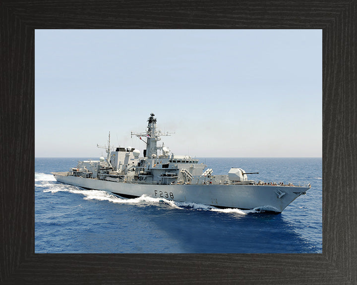 HMS Northumberland F238 Royal Navy type 23 Frigate Photo Print or Framed Print - Hampshire Prints