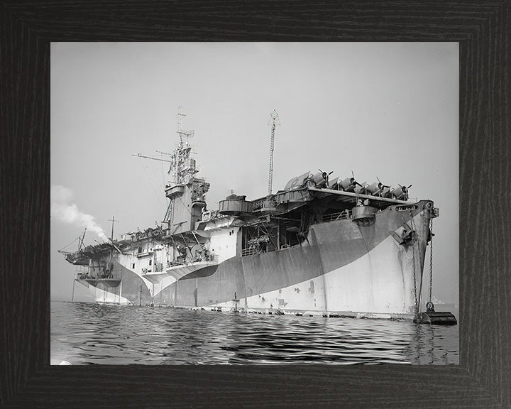 HMS Pursuer D73 Royal Navy Attacker class escort carrier Photo Print or Framed Print - Hampshire Prints