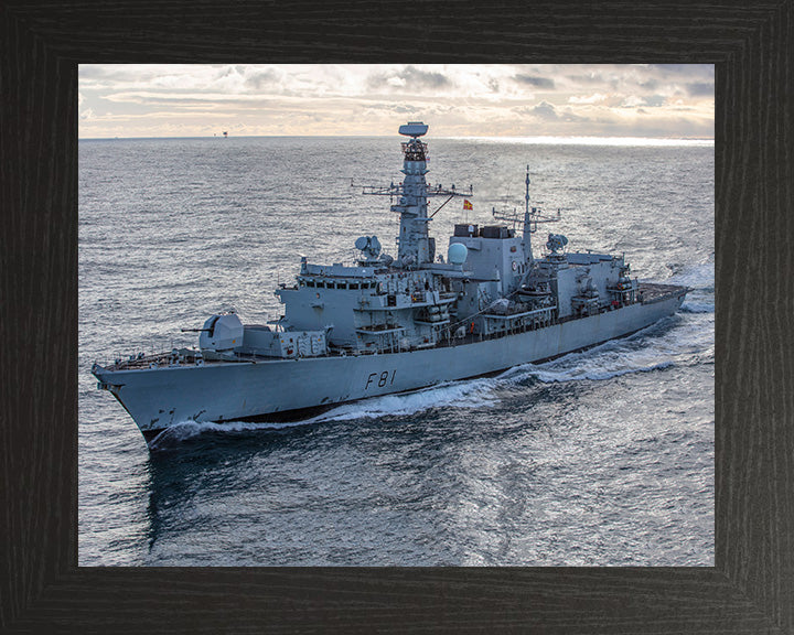 HMS Sutherland F81 Royal Navy type 23 Frigate Photo Print or Framed Print - Hampshire Prints