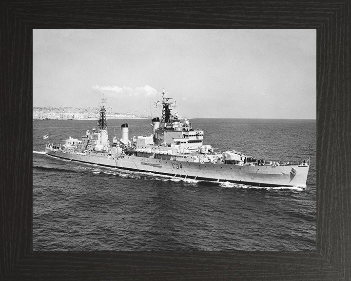 HMS Lion C34 | Photo Print | Framed Print | Poster | Tiger Class | Cruiser | Royal Navy - Hampshire Prints