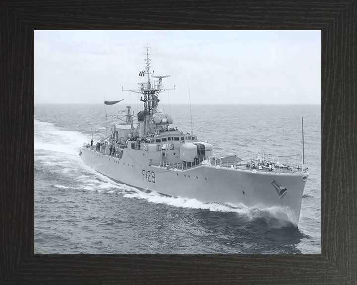 HMS Rhyl F129 Royal Navy Rothesay Class frigate Photo Print or Framed Print - Hampshire Prints