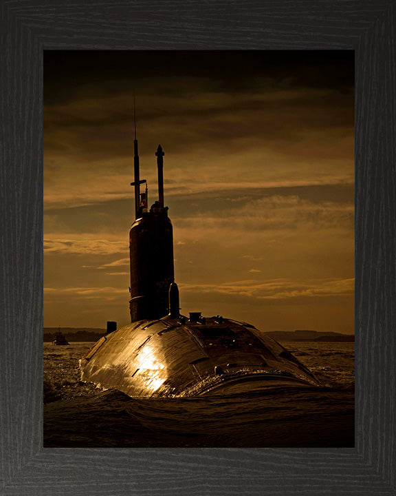 HMS Triumph S93 Royal Navy Trafalgar class Submarine Photo Print or Framed Print - Hampshire Prints