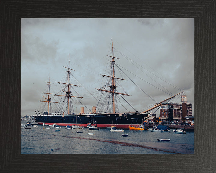 HMS Warrior 1860 | Photo Print | Framed Print | Poster | Steam-powered Armoured Frigate | Royal Navy - Hampshire Prints