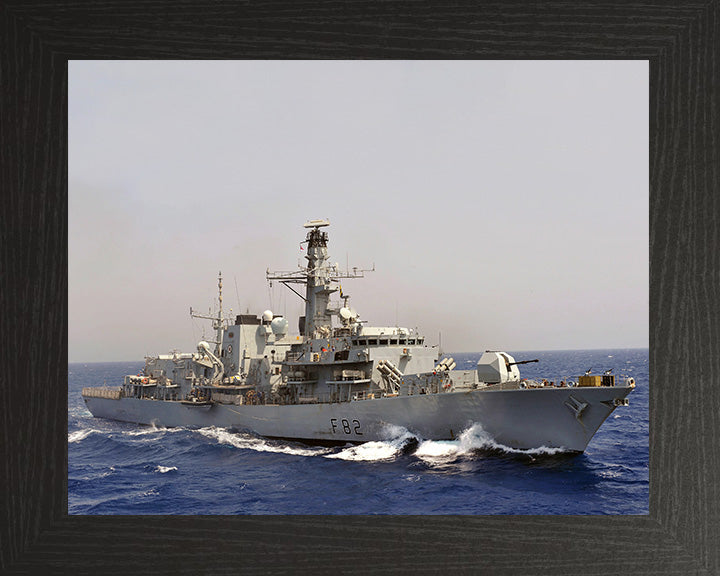 HMS Somerset F82 Royal Navy type 23 Frigate Photo Print or Framed Print - Hampshire Prints