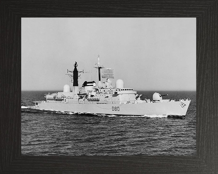 HMS Sheffield D80 Royal Navy Type 42 destroyer Photo Print or Framed Print - Hampshire Prints