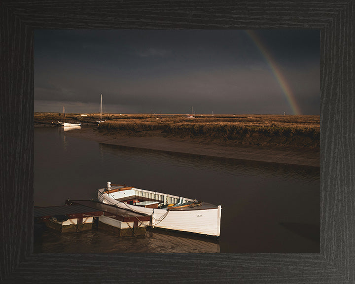 Rainbow over Blakeney Marshes Norfolk Photo Print - Canvas - Framed Photo Print - Hampshire Prints