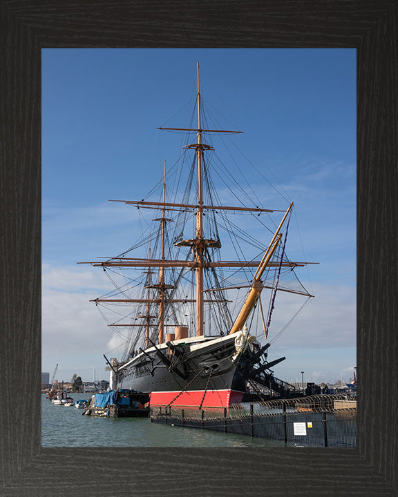 HMS Warrior 1860 | Photo Print | Framed Print | Poster | Steam-powered Armoured Frigate | Royal Navy - Hampshire Prints