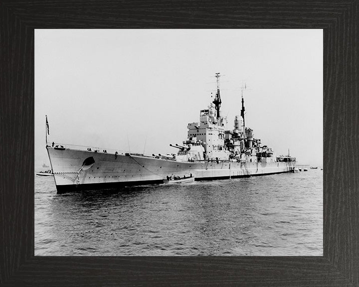 HMS Vanguard (23) Royal Navy fast battleship Photo Print or Framed Print - Hampshire Prints