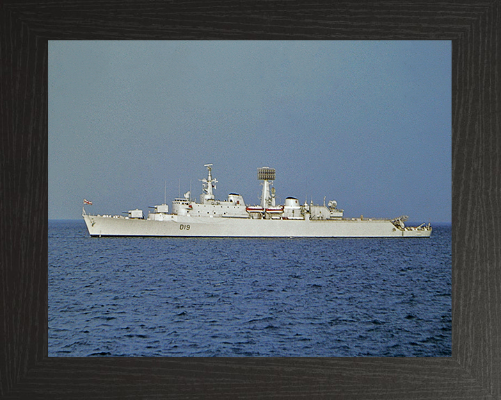 HMS Glamorgan D19 Royal Navy County class Destroyer Photo Print or Framed Print - Hampshire Prints